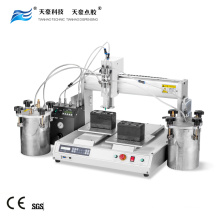 Dual station super glue dispensing robot two component epoxy resin mixing AB glue dispensing machine TH-2004D-530Y-2004AB1
